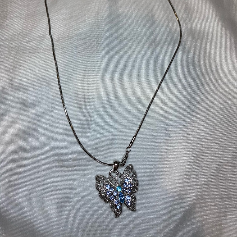 Butterfly necklace 💙
